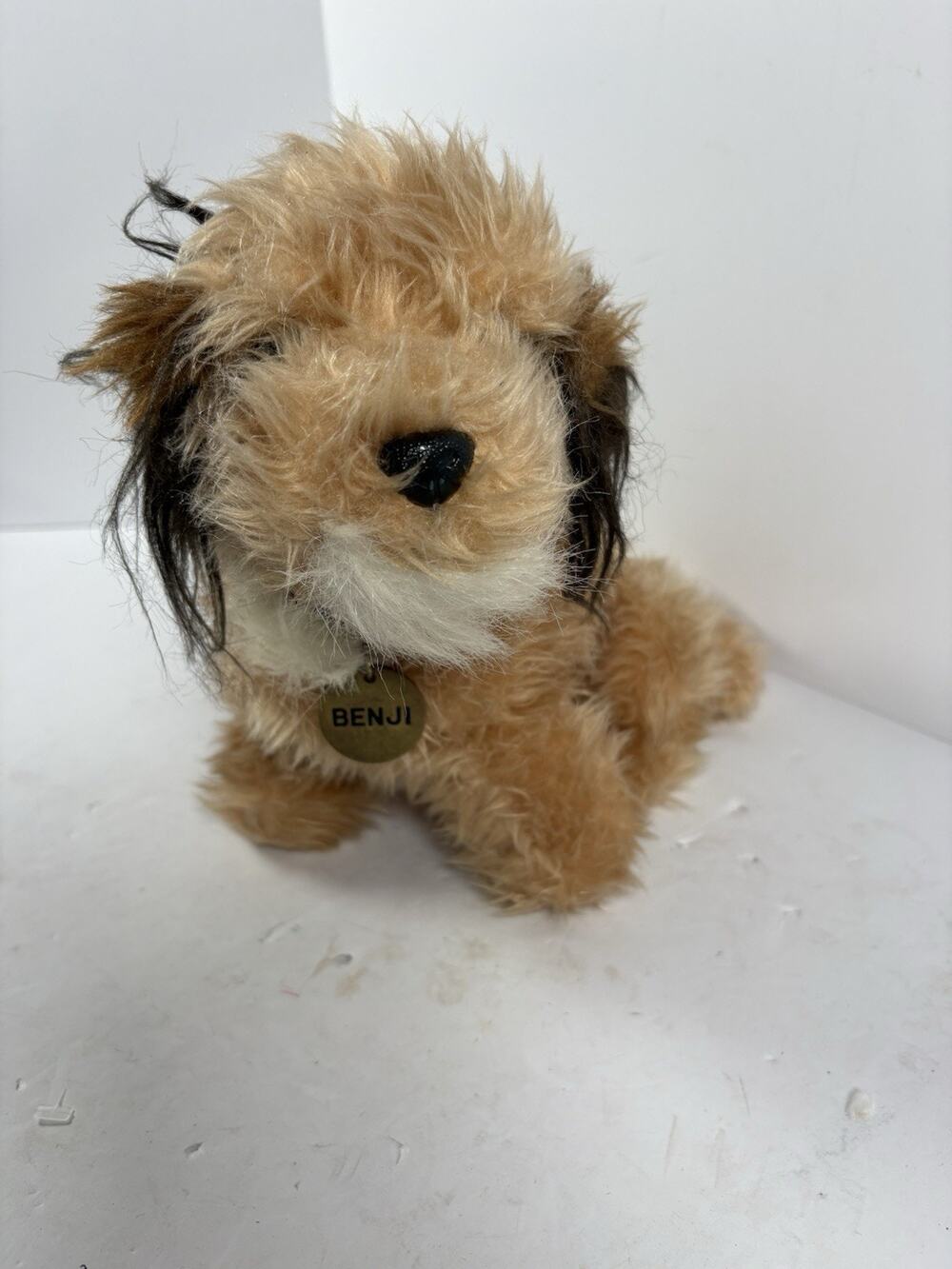 Dakin Benji Plush Dog Terrier Stuffed Animal Metal Tag Collar 1978 Vintage